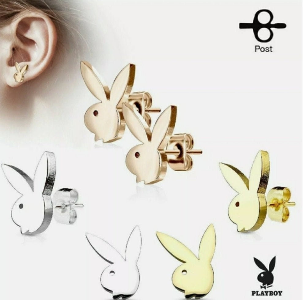 Playboy Earrings Etsy Canada
