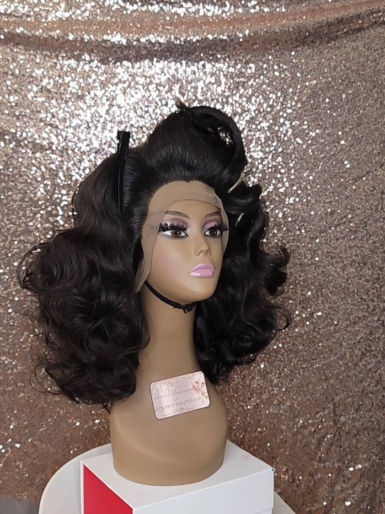 Drag Queen Curly Marilyn Monroe Style Wigs Dragshow Halloween Etsy