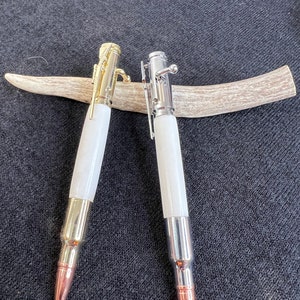 Bolt-Action Antler Pen