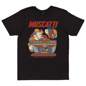 Muscatti Sweet Custom Vintage Black Tee