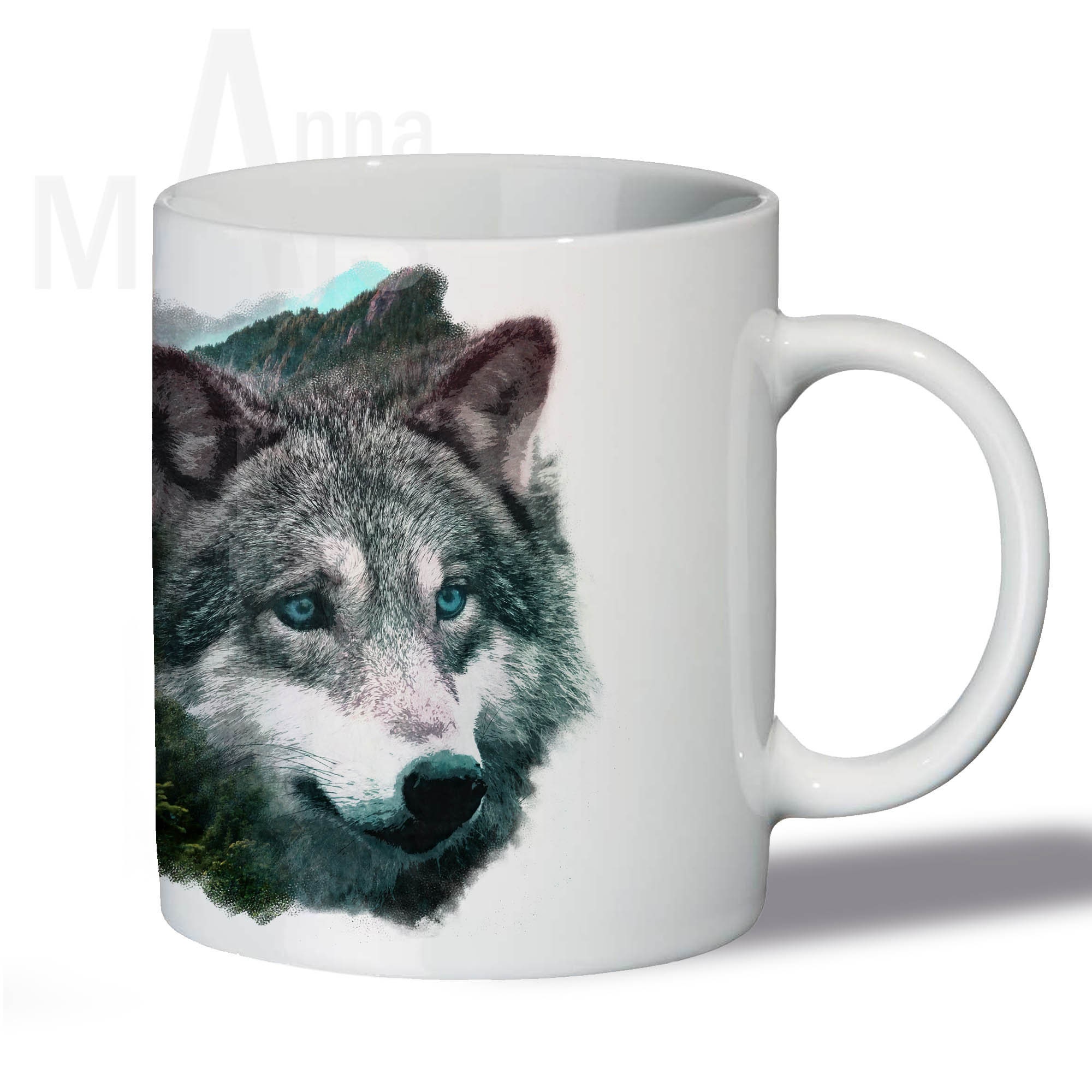 Wolf png waterslide decals for tumblers downloads Full sheet Etsy