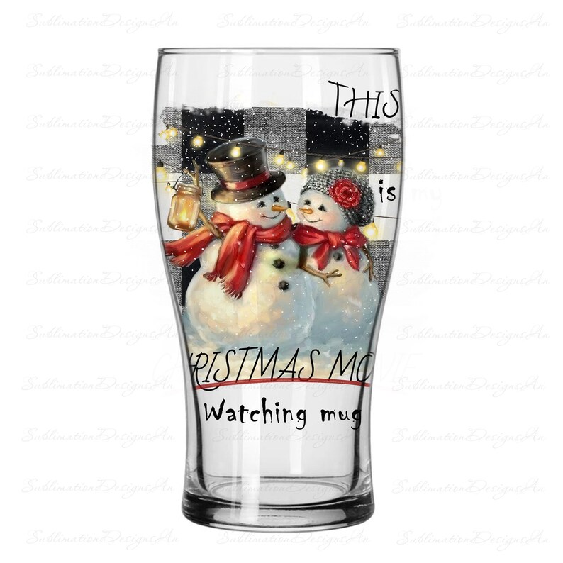 Christmas Snowman Sublimation SVG File