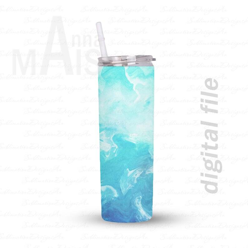 Download 20 oz Skinny Tumbler sublimation designs set of 5 Beach | Etsy