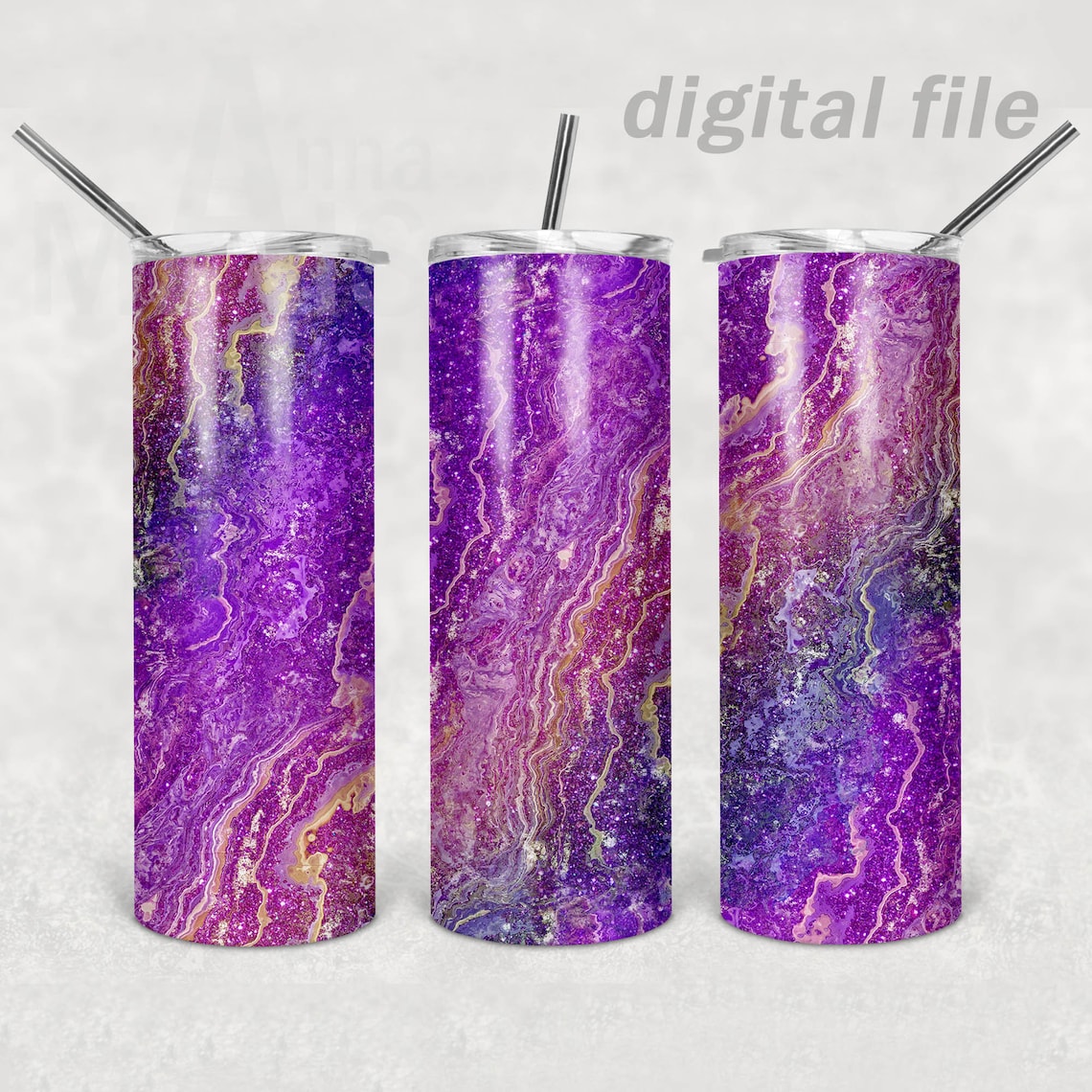 Purple skinny tumbler subilmation designs Template with Etsy