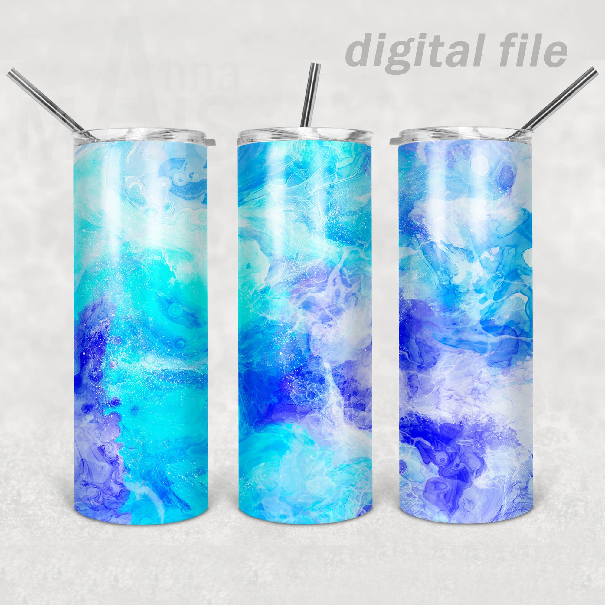 Download Beach tumbler template Sublimation designs for 20 oz ...