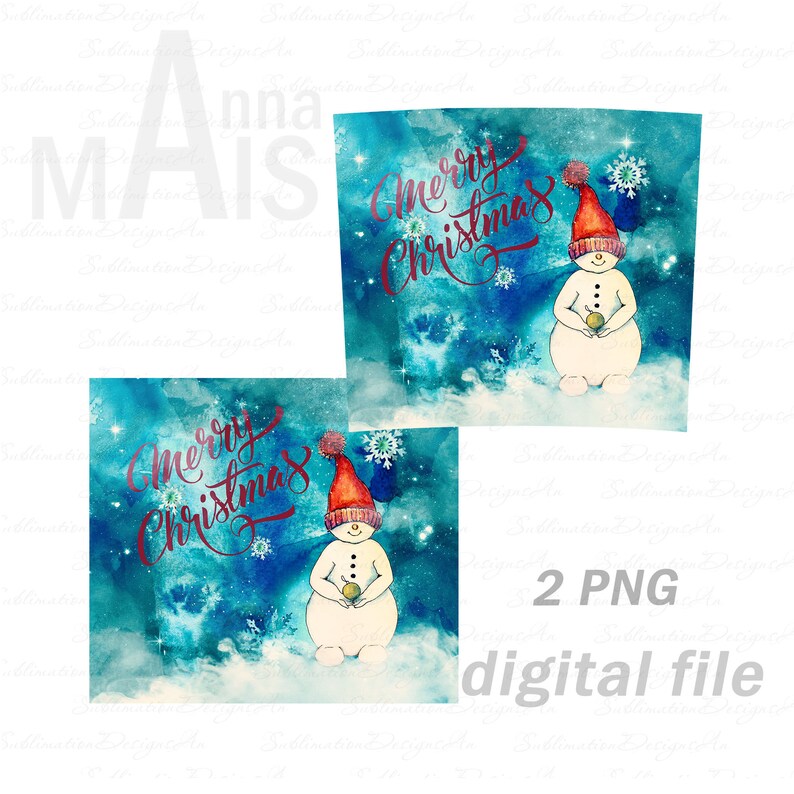 Download Christmas Skinny Tumbler Sublimation SVG File