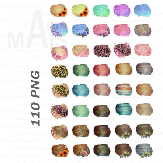 Download Sublimation Background Splash Bundle 110 Png File Sublimation Etsy