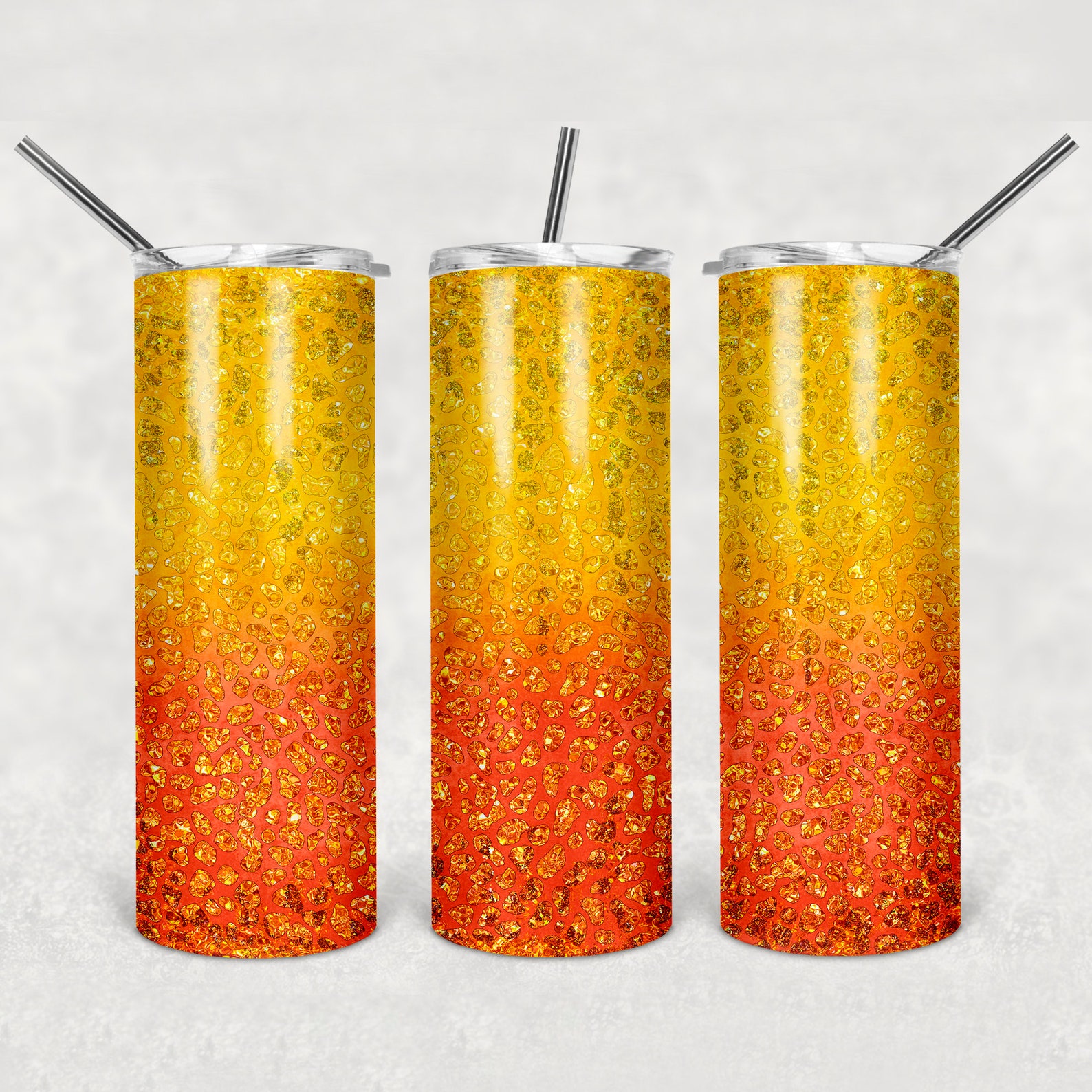 Yellow tumbler template 20 oz Pastel sublimation designs for Etsy