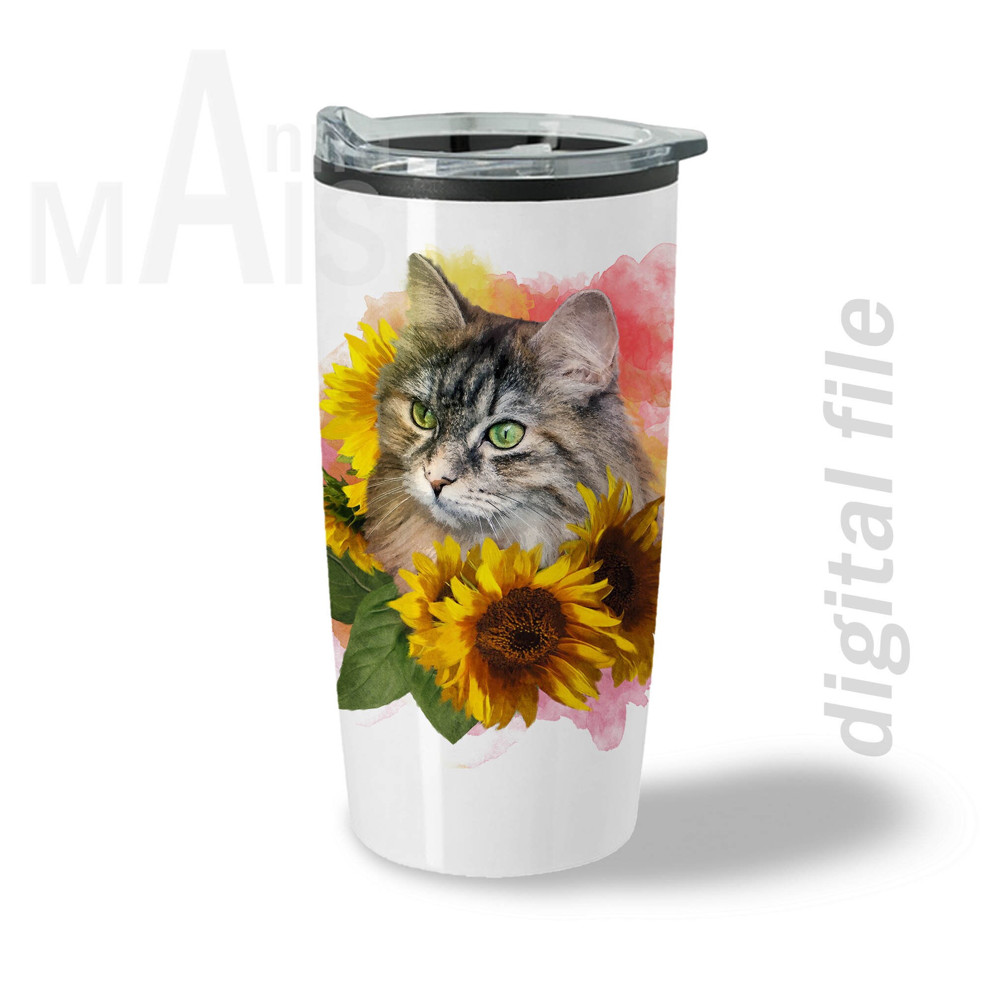 Waterslide decals for tumblers downloads Colorful full sheet Etsy