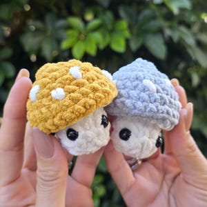Mini Crochet Mushroom Pop/fidget toy
