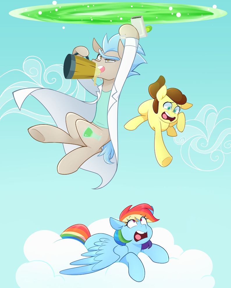 mlp rick and morty