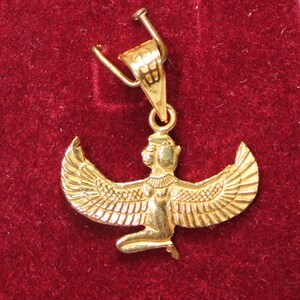 Egyptian Pendant
handmade jewelry
women's pendants
custom jewelry
women's gifts
gold jewelry
Queen Isis Pendant
Isis pendant gold
egyptian jewelry
ancient Egypt
egyptian necklace
Goddess Isis wings
18K Gold Pendant
mythology jewelry
goddess pendant