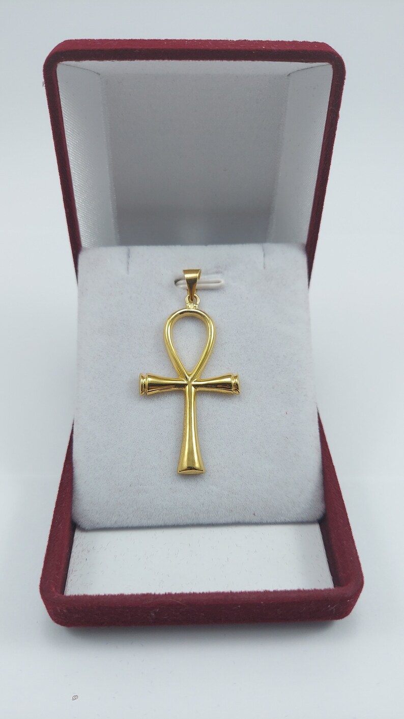 Ägyptischer Ankh Wandbehang - 16cm Messing Schlüssel Des Lebens