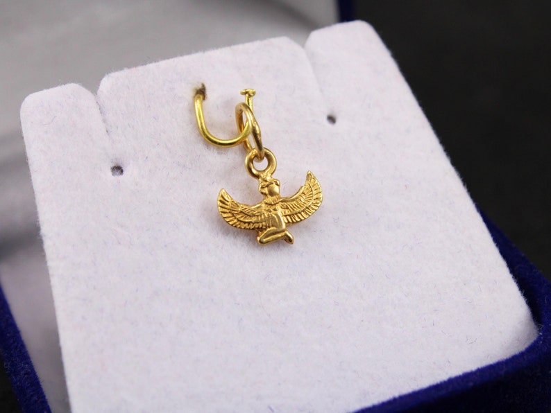 18K Gold Pendants
Egyptian Pendant
Gold Egyptian Charm	
handmade jewelry	
custom jewelry
Queen Isis Pendant	
Egyptian jewelry	
ancient Egyptian
Pendant ancient
Goddess Isis wings
18K Gold Pendant
mythology jewelry
goddess pendant
spiritual gift