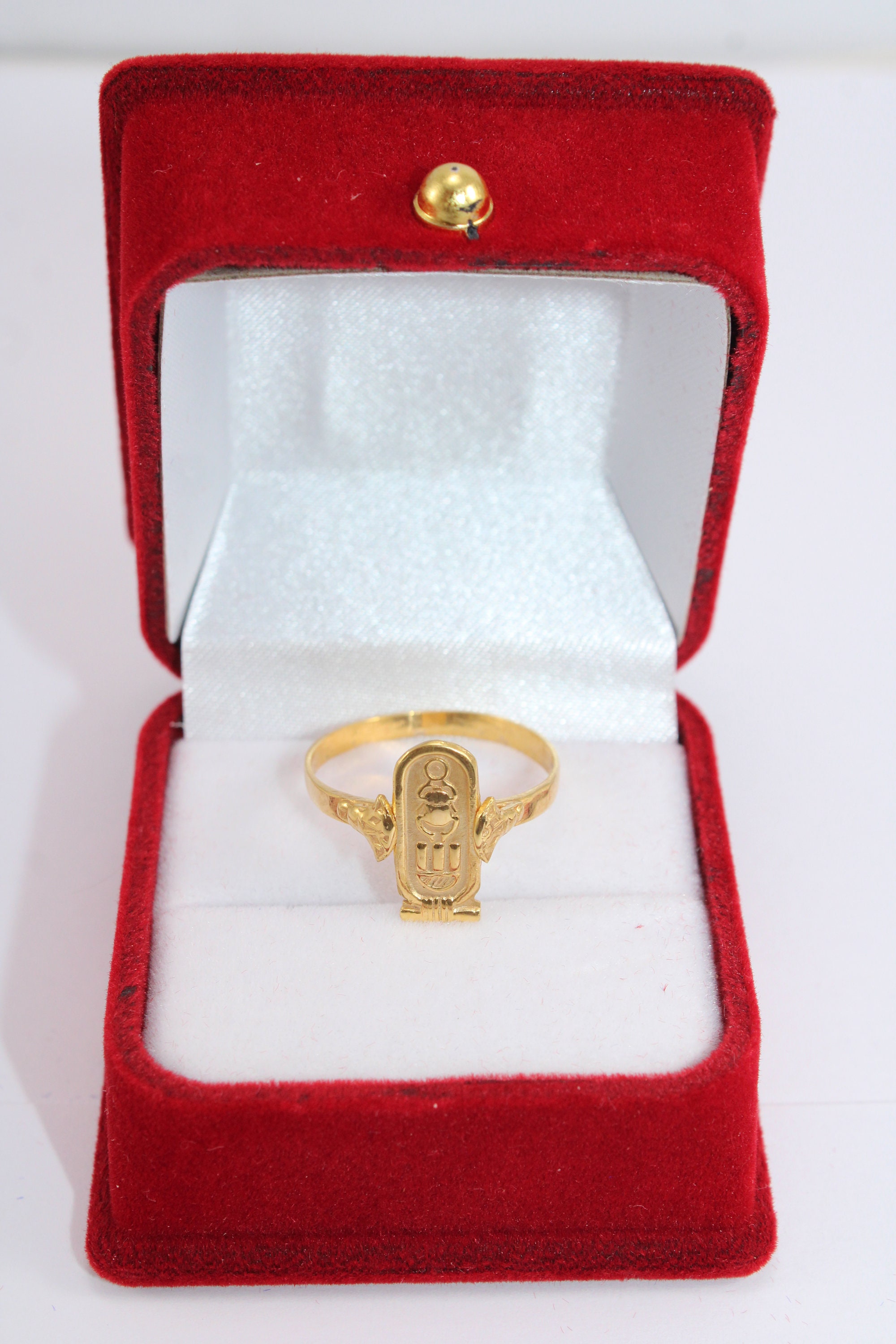 Buy 22kt Gold Fancy Balaji Ring 97VM957 Online from Vaibhav Jewellers