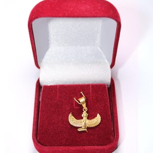 Egyptian Pendant
handmade jewelry
women's pendants
custom jewelry
women's gifts
gold jewelry
Queen Isis Pendant
Isis pendant gold
egyptian jewelry
ancient Egypt
egyptian necklace
Goddess Isis wings
18K Gold Pendant
mythology jewelry
goddess pendant