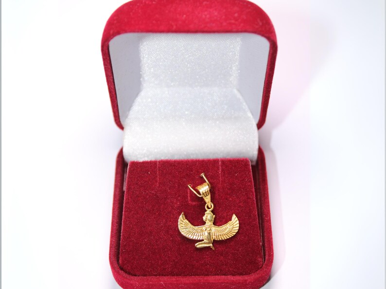 Egyptian Pendant
handmade jewelry
women's pendants
custom jewelry
women's gifts
gold jewelry
Queen Isis Pendant
Isis pendant gold
egyptian jewelry
ancient Egypt
egyptian necklace
Goddess Isis wings
18K Gold Pendant
mythology jewelry
goddess pendant