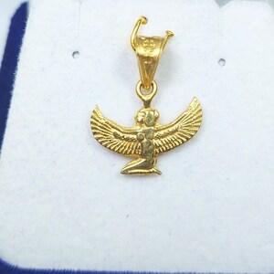 Egyptian Pendant
handmade jewelry
women's pendants
custom jewelry
women's gifts
gold jewelry
Queen Isis Pendant
Isis pendant gold
egyptian jewelry
ancient Egypt
egyptian necklace
Goddess Isis wings
18K Gold Pendant
mythology jewelry
goddess pendant