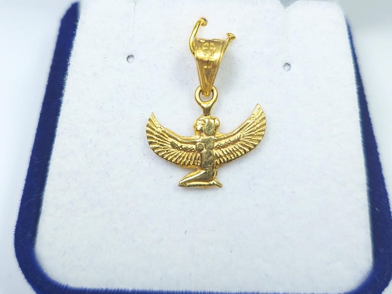 Egyptian Pendant
handmade jewelry
women's pendants
custom jewelry
women's gifts
gold jewelry
Queen Isis Pendant
Isis pendant gold
egyptian jewelry
ancient Egypt
egyptian necklace
Goddess Isis wings
18K Gold Pendant
mythology jewelry
goddess pendant