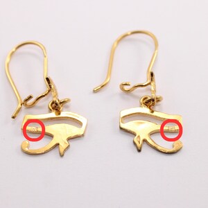 handmade jewelry
egyptian jewelry
ancient Egypt
Eye of Horus Earring
eye of ra
18K gold Earring
evil eye Earring
Solid Gold 18K
Gold Stamped
Eye of Horus
Stamped Earring
18K gold
evil eye
evil eye Earrings
Handmade Earrings
mythology jewelry