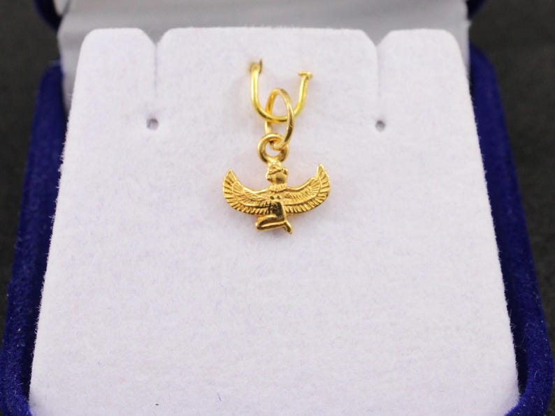 18K Gold Pendants
Egyptian Pendant
Gold Egyptian Charm	
handmade jewelry	
custom jewelry
Queen Isis Pendant	
Egyptian jewelry	
ancient Egyptian
Pendant ancient
Goddess Isis wings
18K Gold Pendant
mythology jewelry
goddess pendant
spiritual gift