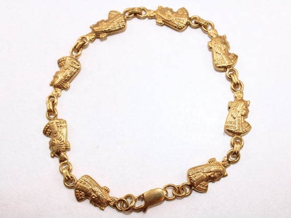 Gold egyptian bracelet new arrivals
