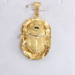 Elegant Egyptian Scarab pendant 18K Gold Pharaonic hieroglyphic Alphabet Handmade jewelry ancient Egyptian beetle Gold Pendant 3.4 Gr scarab or bug or beetle gold jewelry pharaonic ancient Egyptian necklace 18k gold real gold Egypt mythology
