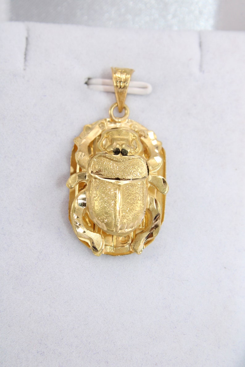 Elegant Egyptian Scarab pendant 18K Gold Pharaonic hieroglyphic Alphabet Handmade jewelry ancient Egyptian beetle Gold Pendant 3.4 Gr scarab or bug or beetle gold jewelry pharaonic ancient Egyptian necklace 18k gold real gold Egypt mythology