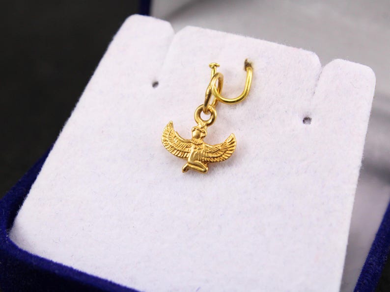18K Gold Pendants
Egyptian Pendant
Gold Egyptian Charm	
handmade jewelry	
custom jewelry
Queen Isis Pendant	
Egyptian jewelry	
ancient Egyptian
Pendant ancient
Goddess Isis wings
18K Gold Pendant
mythology jewelry
goddess pendant
spiritual gift