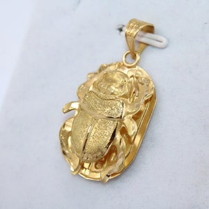 Elegant Egyptian Scarab pendant 18K Gold Pharaonic hieroglyphic Alphabet Handmade jewelry ancient Egyptian beetle Gold Pendant 3.4 Gr scarab or bug or beetle gold jewelry pharaonic ancient Egyptian necklace 18k gold real gold Egypt mythology