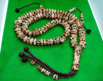 Moroccan Oud 99 Prayer Beads disk shape Rosary Masbaha Islamic worry beads gift tasbih سبحة عود
