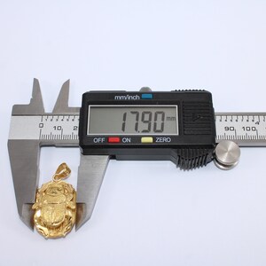 Elegant Egyptian Scarab pendant 18K Gold Pharaonic hieroglyphic Alphabet Handmade jewelry ancient Egyptian beetle Gold Pendant 3.4 Gr scarab or bug or beetle gold jewelry pharaonic ancient Egyptian necklace 18k gold real gold Egypt mythology