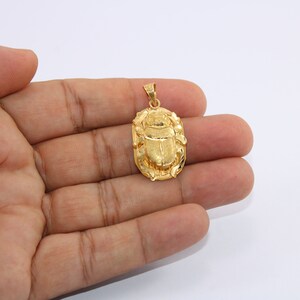 Elegant Egyptian Scarab pendant 18K Gold Pharaonic hieroglyphic Alphabet Handmade jewelry ancient Egyptian beetle Gold Pendant 3.4 Gr scarab or bug or beetle gold jewelry pharaonic ancient Egyptian necklace 18k gold real gold Egypt mythology