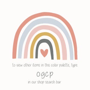 Rainbow Nursery Wall Art, Rainbow Prints Set of 3, Girls Room Decor, Printable Boho Pink Blush Hearts, Rainbow Theme Playroom Digital Poster OGCP teen tween dorm classroom love over bed dresser above