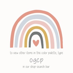 Girls Heart Rainbow Prints, Nursery Printable Wall Art, Boho Girls Room Heart Theme Decor, Mustard, Blush Pink, Gray Digital Printable OGCP Poster Teen Tween Baby Dorm