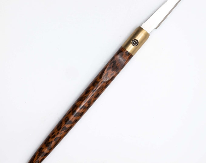 The Original Matt Estlea Marking Knife Agrade Snakewood and Brass Etsy