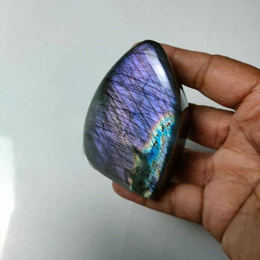 Labradorite 284, 60Gr - Violette Mini Forme Libre