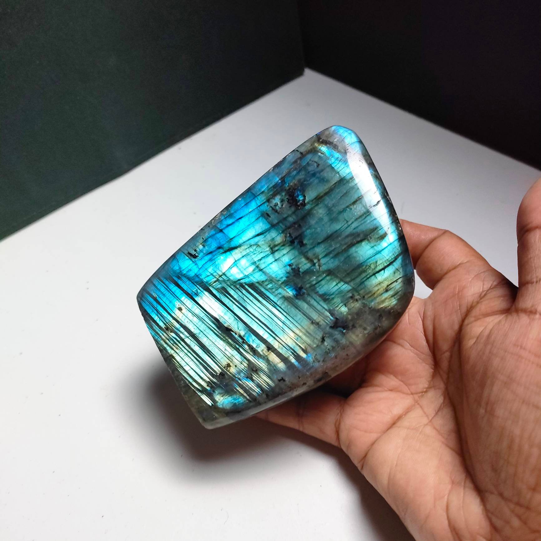 Labradorite 668, 60Gr - Bleue - Forme Libre