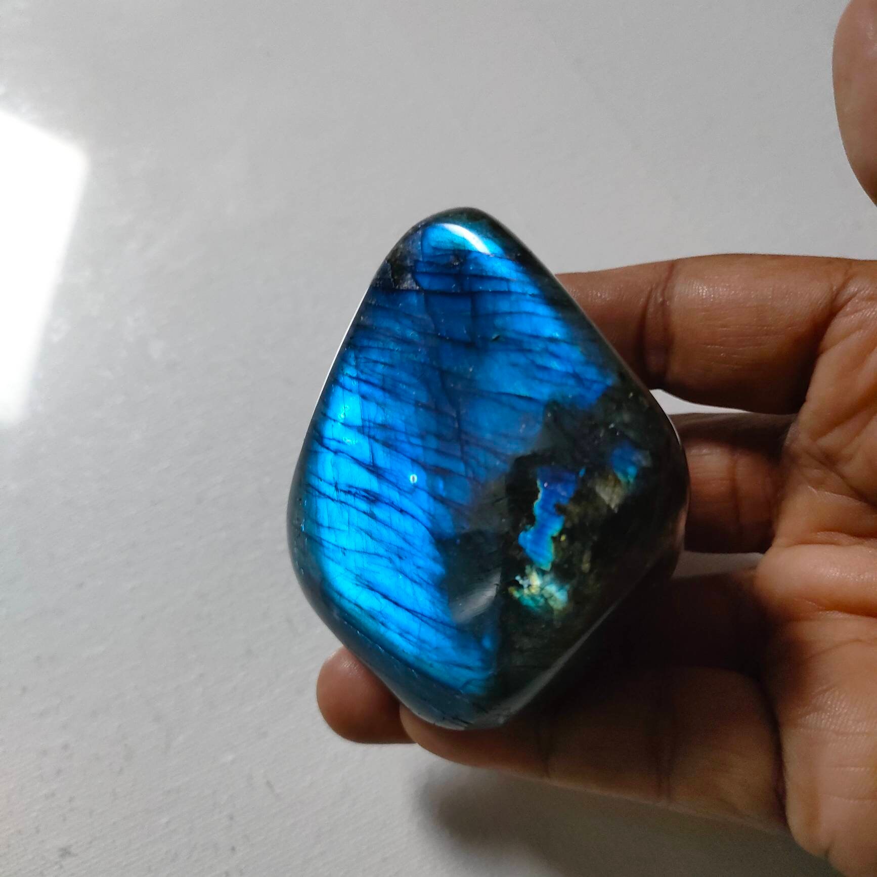 Labradorite 226, 20Gr-Bleue Flash - Mini Forme Libre