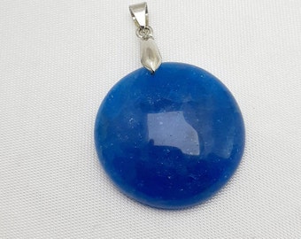 Apatite bleue 13,1Gr - bleue- pendentif-