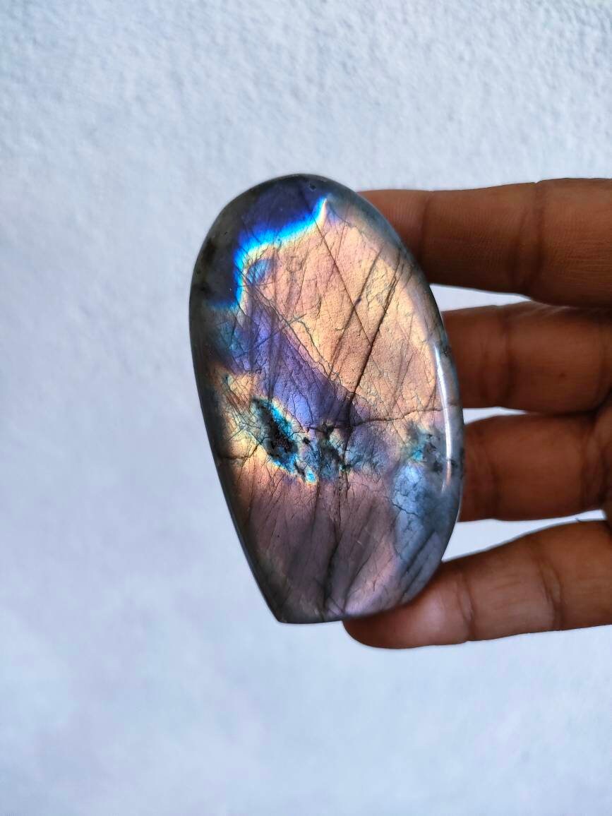 Spectrolite 175, 20Gr- Jaune Orange Dorée et Gris Violacée - Mini Forme Libre