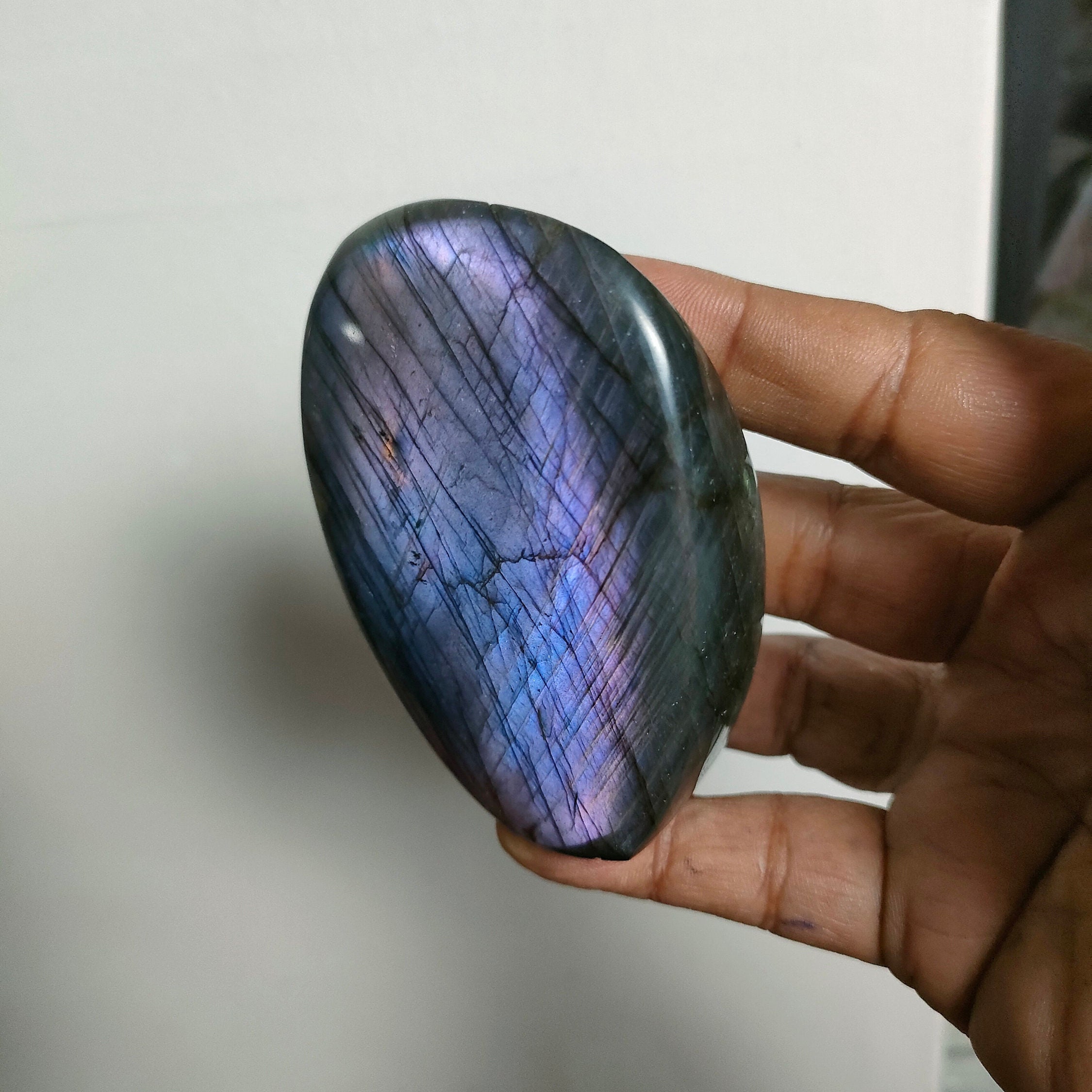 Labradorite 240Gr- Bleue Violette - Mini Forme Libre