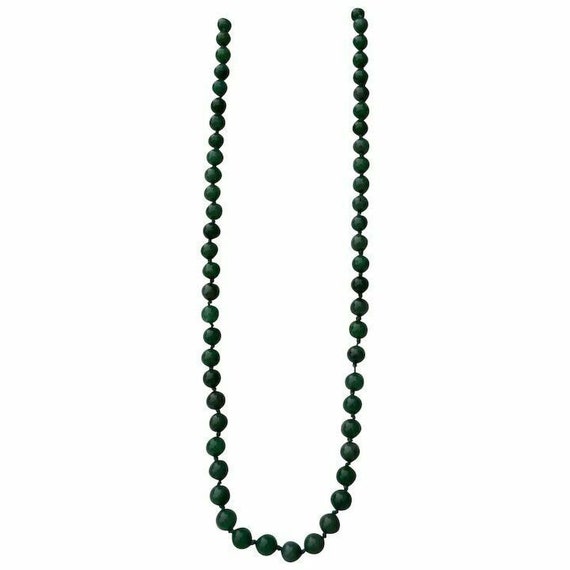 Aventurine 30 inch Hand Knotted Necklace Vintage … - image 2