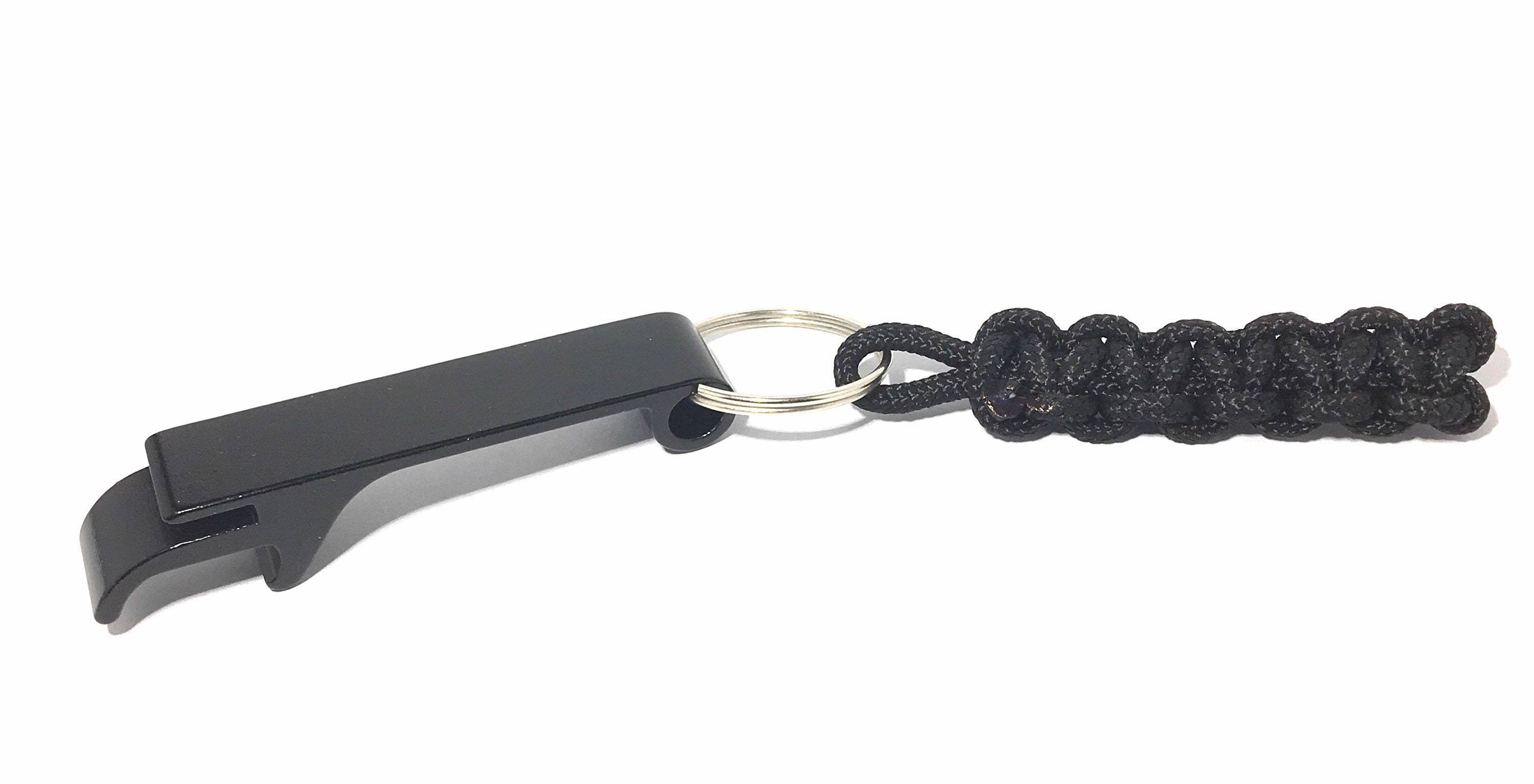 Paracord Key Fob Bottle Opener Tin Can Bottle Top Remover Etsy