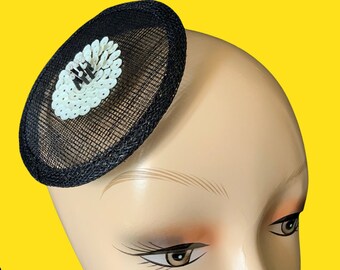 Handmade Nipple Fascinator, Sequin Beaded Hair Clip, Hen Party Hat