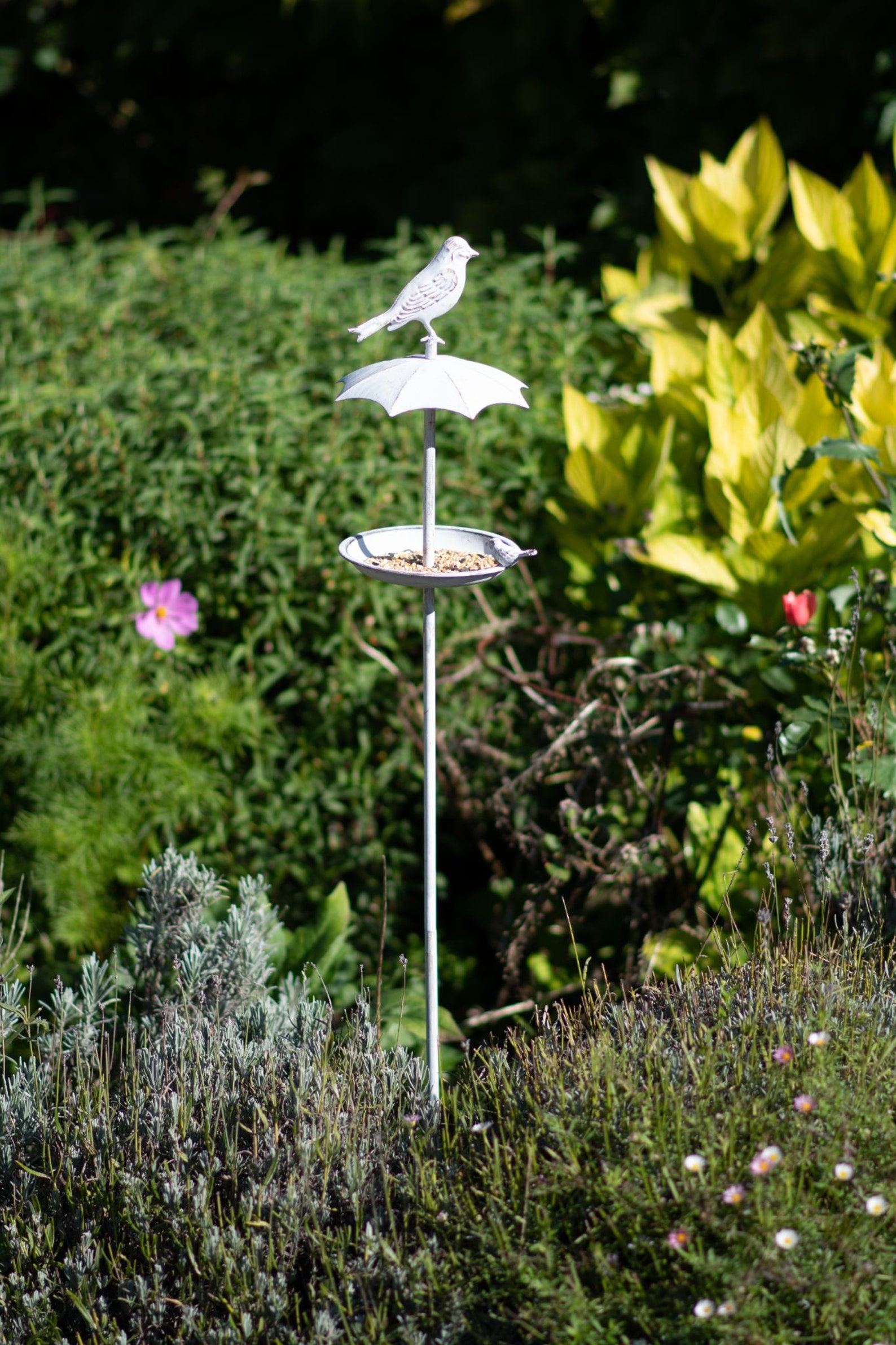 Bird Feeder Garden Decor Stake Wild Bird Feeder Garden Etsy UK