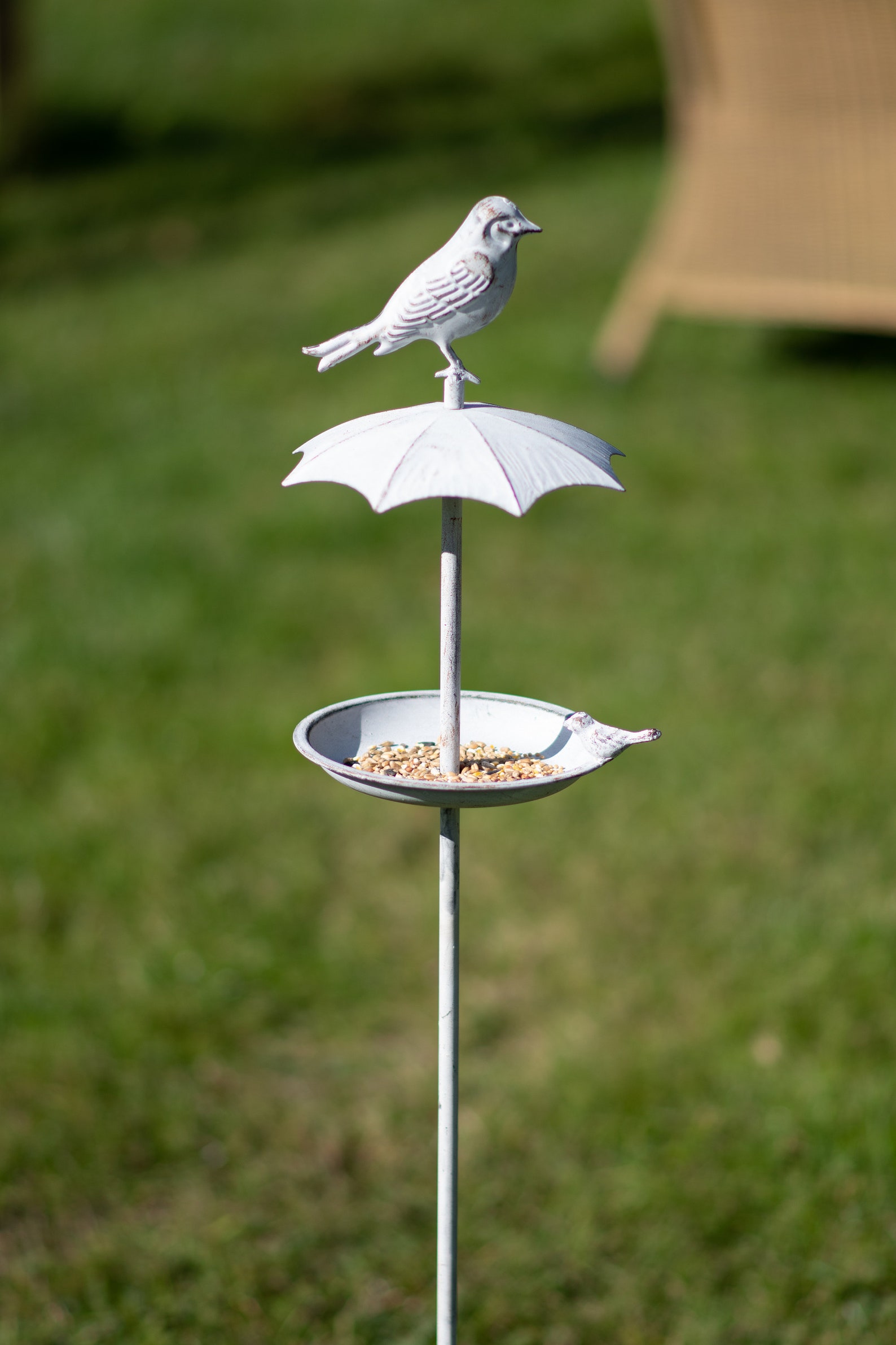 Bird Feeder Garden Decor Stake Wild Bird Feeder Garden Etsy