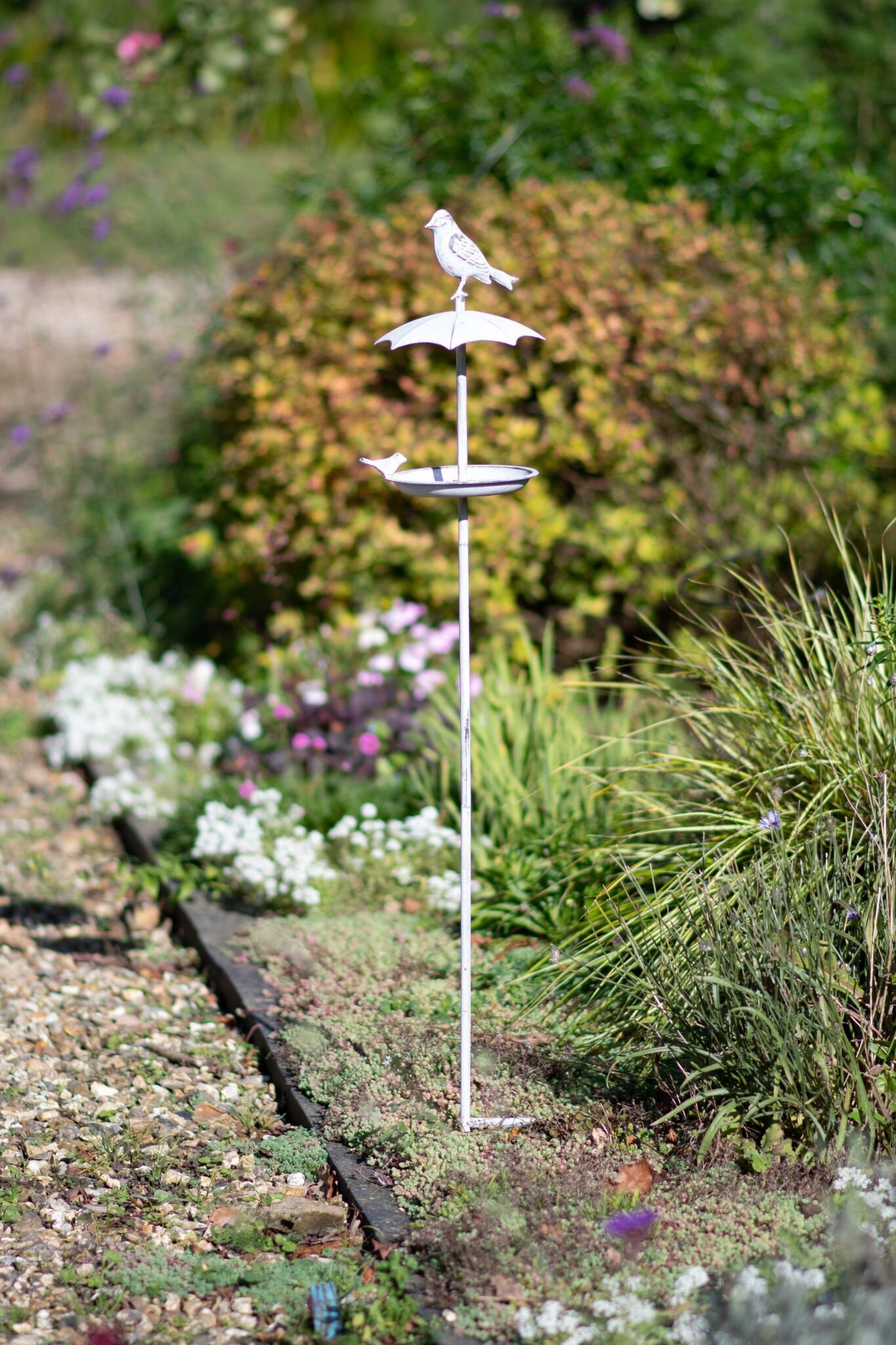 Bird Feeder Garden Decor Stake Wild Bird Feeder Garden Etsy UK