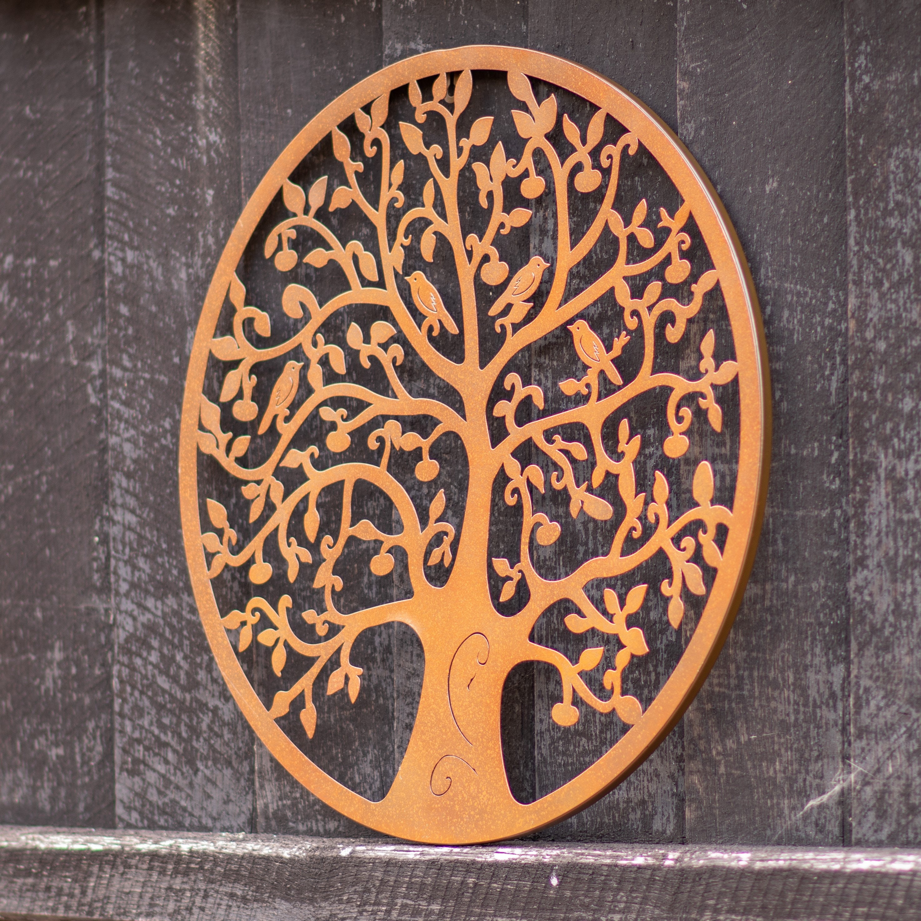 Metal Tree Wall Art Tree of Life Garden Decor Front Door Etsy