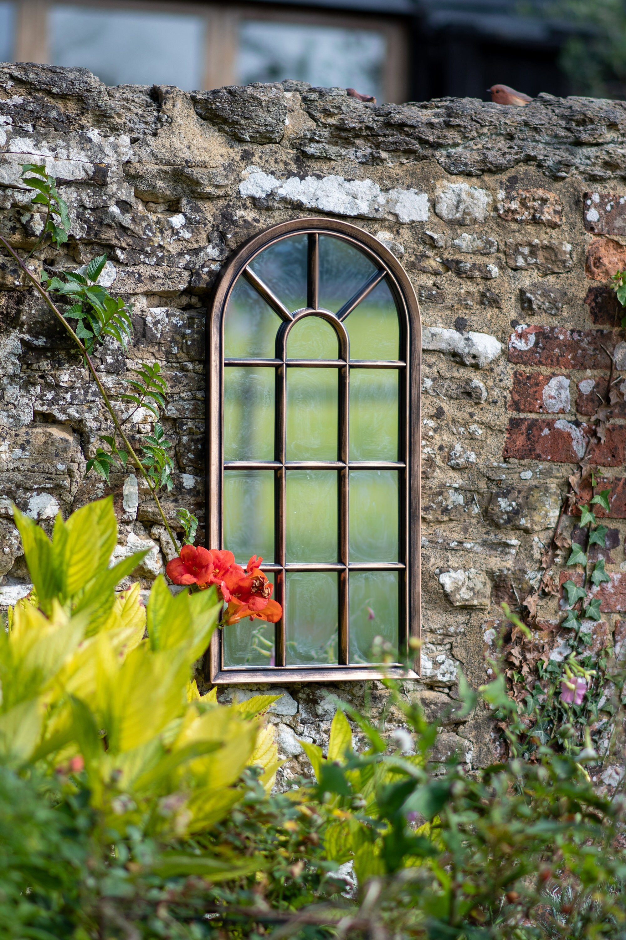 Modena Mirror Bronze Arch Mirror Indoor Mirror Garden Etsy